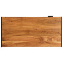 vidaXL tömör akácfa dohányzóasztal 110 x 55 x 40 cm