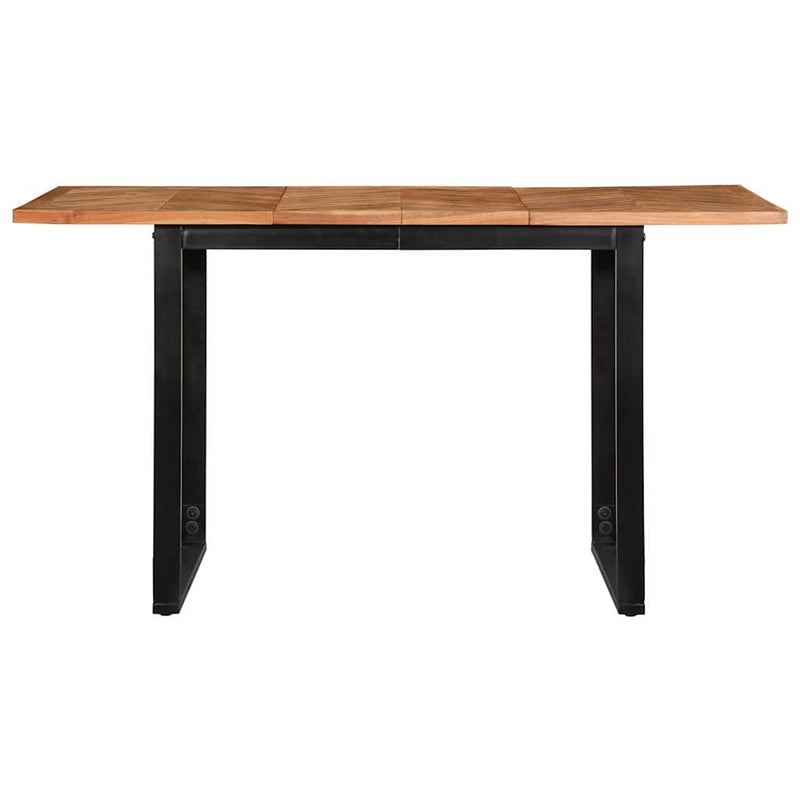 vidaXL tömör akácfa fa étkezőasztal 140 x 70 x 75 cm