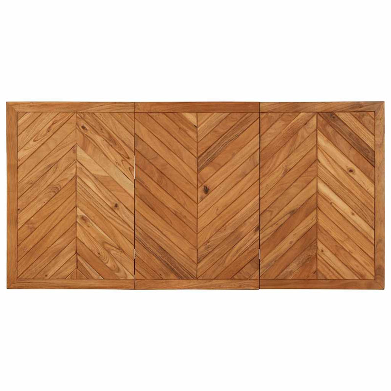 vidaXL tömör akácfa fa étkezőasztal 140 x 70 x 75 cm