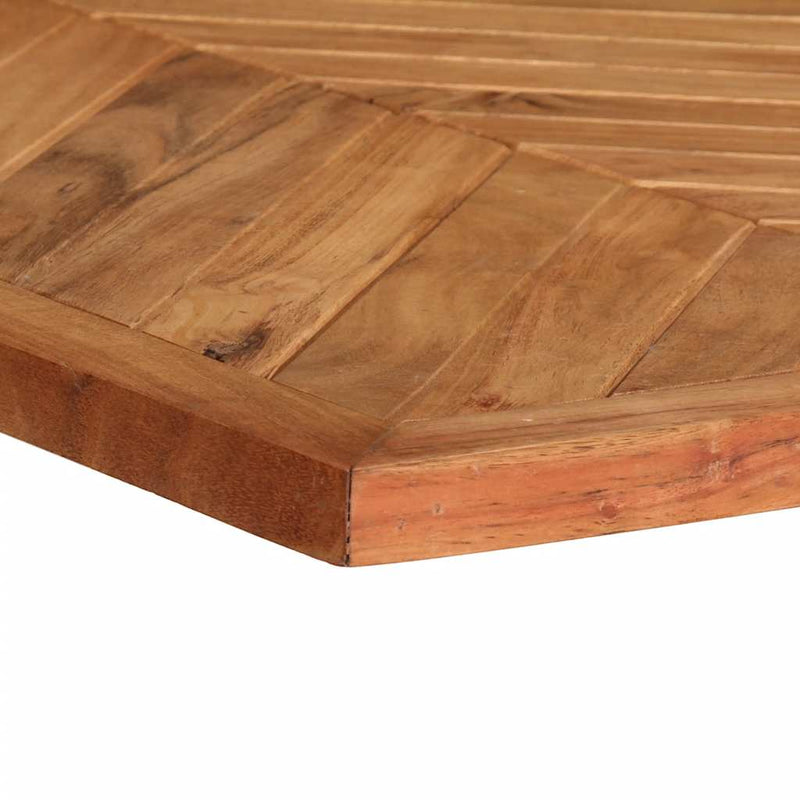 vidaXL tömör akácfa fa étkezőasztal 140 x 70 x 75 cm