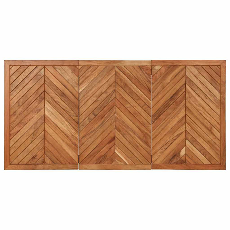 vidaXL tömör akácfa étkezőasztal 160 x 80 x 75 cm