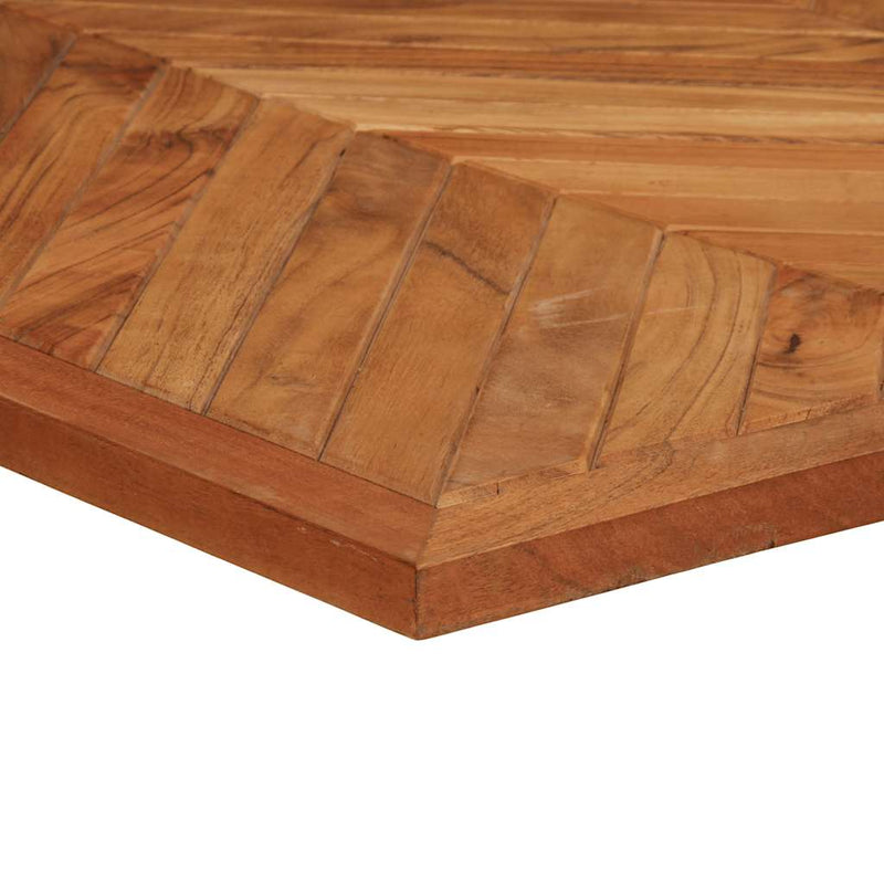 vidaXL tömör akácfa étkezőasztal 160 x 80 x 75 cm