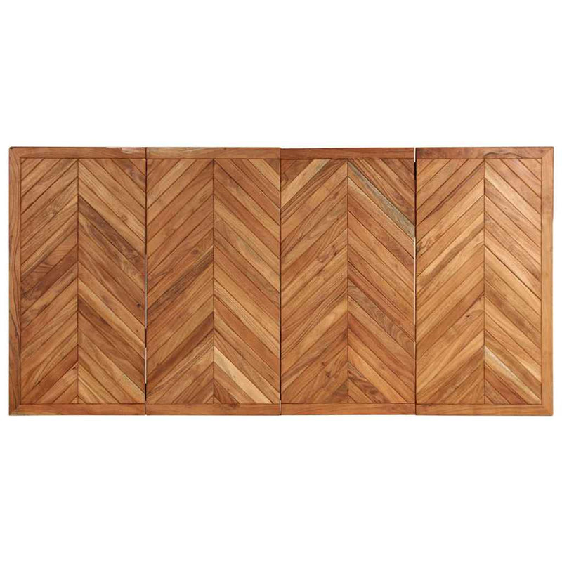 vidaXL tömör akácfa étkezőasztal 180 x 90 x 75 cm