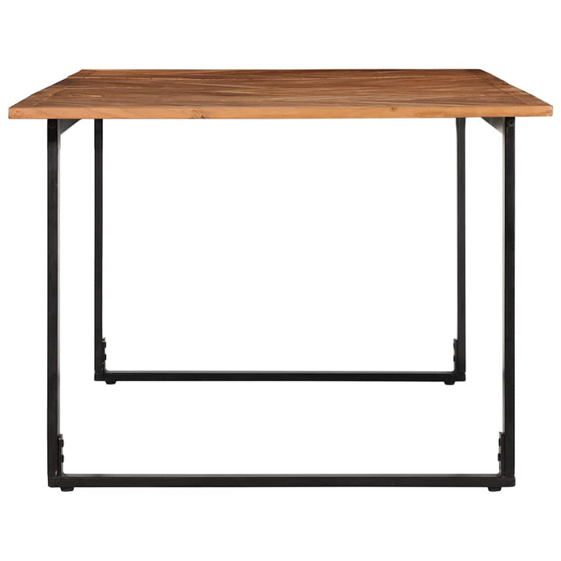 vidaXL tömör akácfa étkezőasztal 200 x 100 x 75 cm