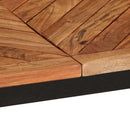 vidaXL tömör akácfa étkezőasztal 200 x 100 x 75 cm