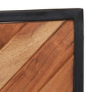 vidaXL 2 db tömör akácfa fogas 35 x 1 x 90 cm