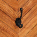 vidaXL 2 db tömör akácfa fogas 35 x 1 x 90 cm