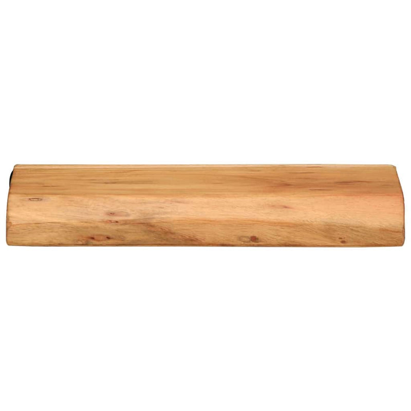 vidaXL 2 darab tömör akácfa fali polc 30 x 20 x 3,5 cm
