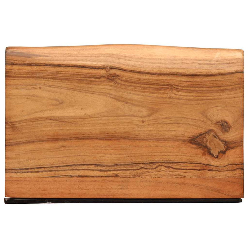 vidaXL 2 darab tömör akácfa fali polc 30 x 20 x 3,5 cm
