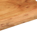 vidaXL 2 darab tömör akácfa fali polc 30 x 20 x 3,5 cm