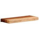 vidaXL 2 darab tömör akácfa fali polc 40x20x3,5 cm