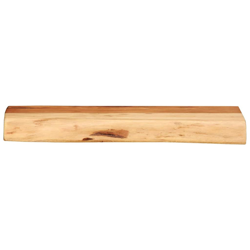 vidaXL 2 darab tömör akácfa fali polc 40x20x3,5 cm