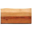 vidaXL 2 darab tömör akácfa fali polc 40x20x3,5 cm