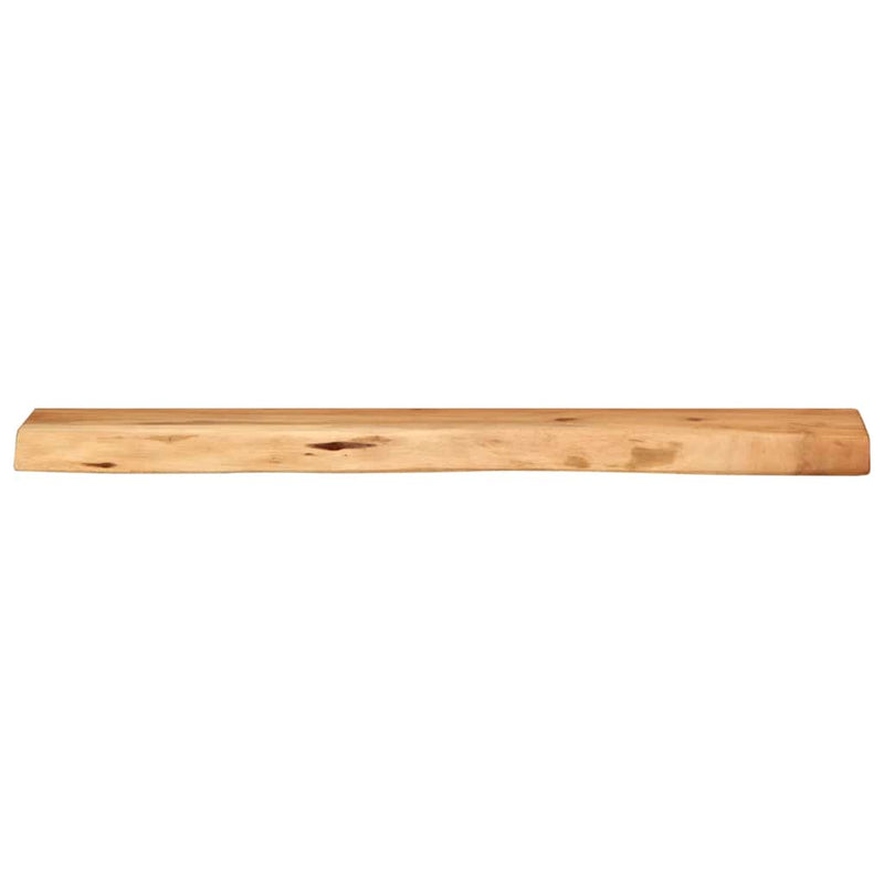 vidaXL 2 darab tömör akácfa fali polc 80x20x3,5 cm