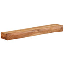 vidaXL 2 db tömör akácfa fali polc 80 x 17 x 8 cm