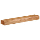 vidaXL 2 db tömör akácfa fali polc 80 x 17 x 8 cm