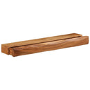 vidaXL 2 db tömör akácfa fali polc 80 x 17 x 8 cm