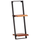 vidaXL 5 darab tömör akácfa fali polc