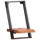 vidaXL 5 darab tömör akácfa fali polc