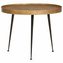 vidaXL 2 db arany színű szerelt fa dohányzóasztal