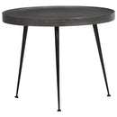 vidaXL 3 db fekete szerelt fa dohányzóasztal