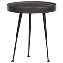 vidaXL 3 db fekete szerelt fa dohányzóasztal