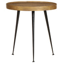 vidaXL 3 db arany színű szerelt fa dohányzóasztal