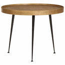 vidaXL 3 db arany színű szerelt fa dohányzóasztal