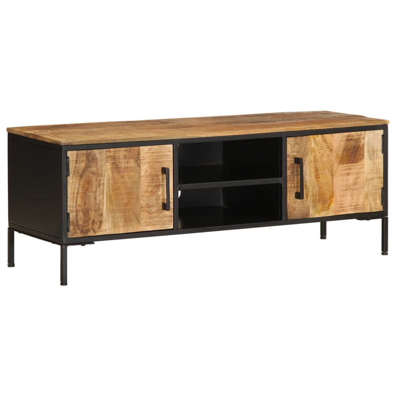 vidaXL tömör nyers mangófa TV-szekrény 110 x 35 x 40 cm