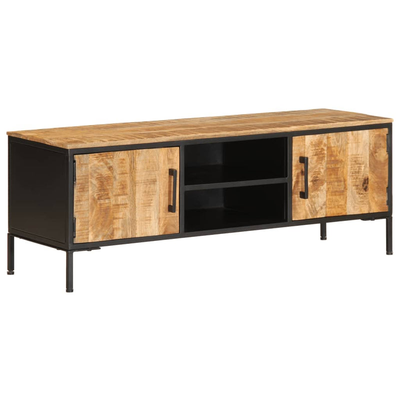 vidaXL tömör nyers mangófa TV-szekrény 110 x 35 x 40 cm