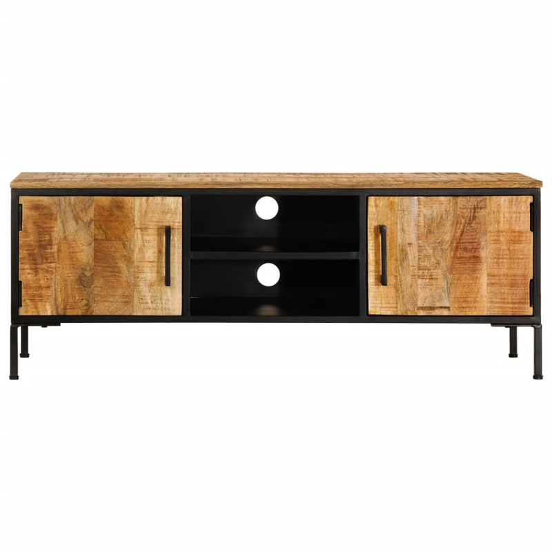 vidaXL tömör nyers mangófa TV-szekrény 110 x 35 x 40 cm