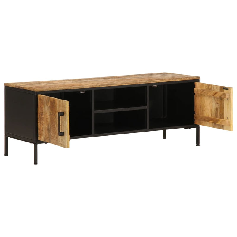 vidaXL tömör nyers mangófa TV-szekrény 110 x 35 x 40 cm