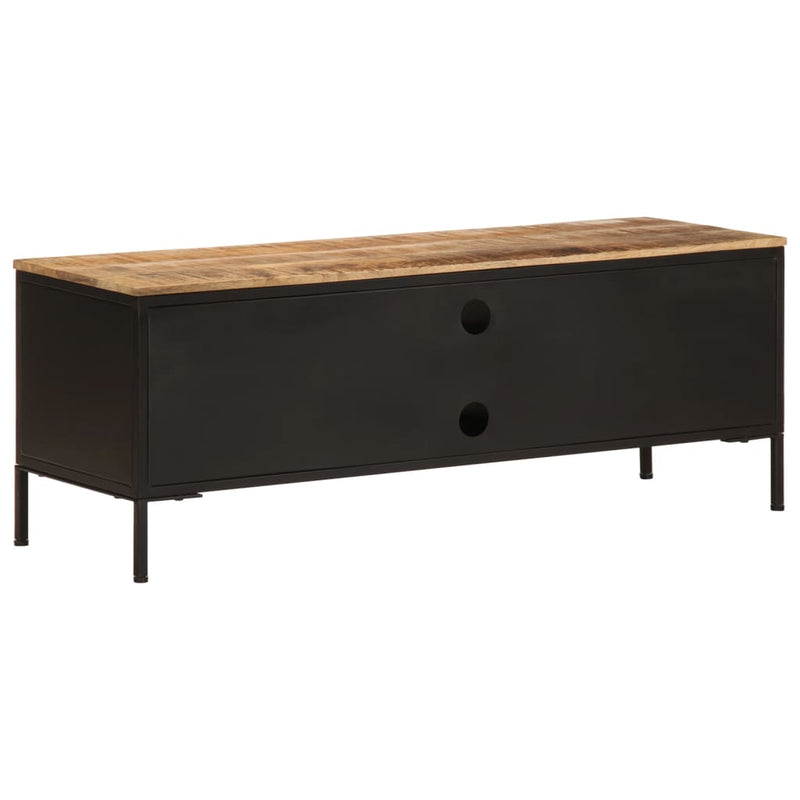 vidaXL tömör nyers mangófa TV-szekrény 110 x 35 x 40 cm