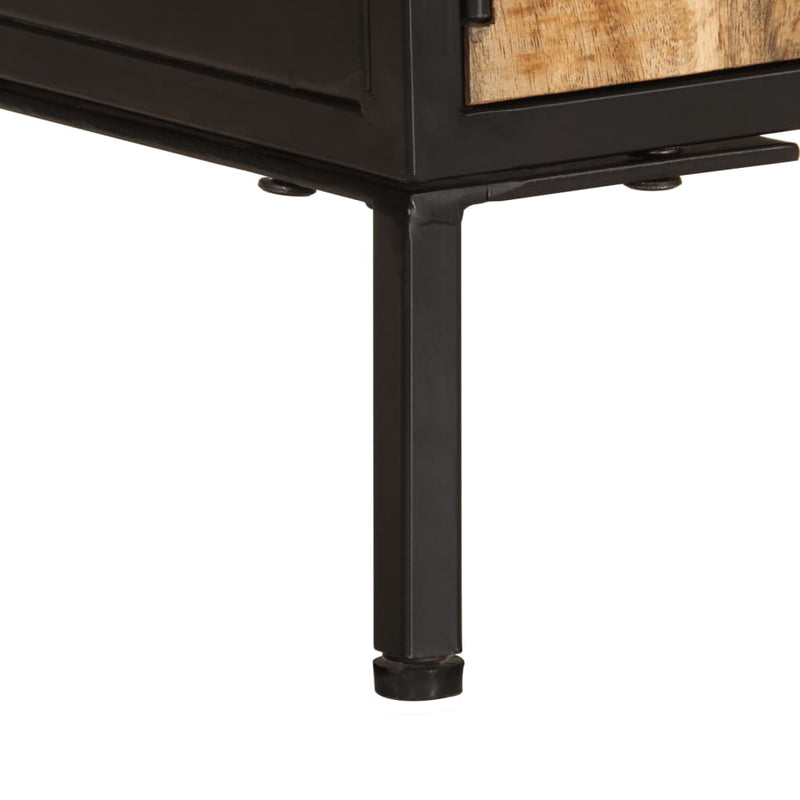 vidaXL tömör nyers mangófa TV-szekrény 110 x 35 x 40 cm