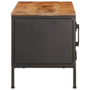 vidaXL tömör nyers mangófa TV-szekrény 110 x 35 x 40 cm