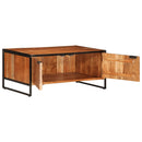 vidaXL tömör akácfa dohányzóasztal 90 x 55 x 40 cm