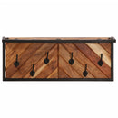 vidaXL tömör akácfa falra szerelhető ruhafogas 6 akasztóval