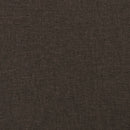 vidaXL kétszemélyes sötétbarna szövet kanapéágy két párnával