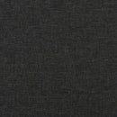 vidaXL kétszemélyes fekete szövet kanapéágy