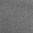 vidaXL kétszemélyes világosszürke szövet kanapéágy két párnával