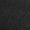 vidaXL kétszemélyes fekete szövet kanapéágy két párnával