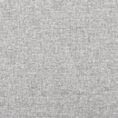 vidaXL kétszemélyes világosszürke szövet kanapéágy két párnával