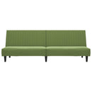 vidaXL kétszemélyes világoszöld bársony kanapéágy