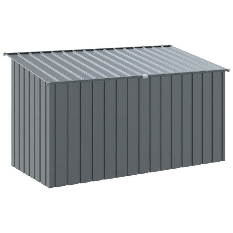 vidaXL antracitszürke horganyzott acél kutyakennel 196x91x110 cm