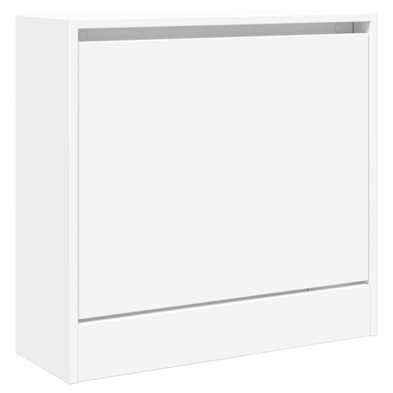 vidaXL fehér szerelt fa cipőszekrény 60 x 21 x 57 cm