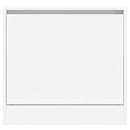 vidaXL fehér szerelt fa cipőszekrény 60 x 21 x 57 cm