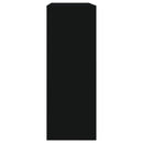 vidaXL fekete szerelt fa cipőszekrény 60 x 21 x 57 cm