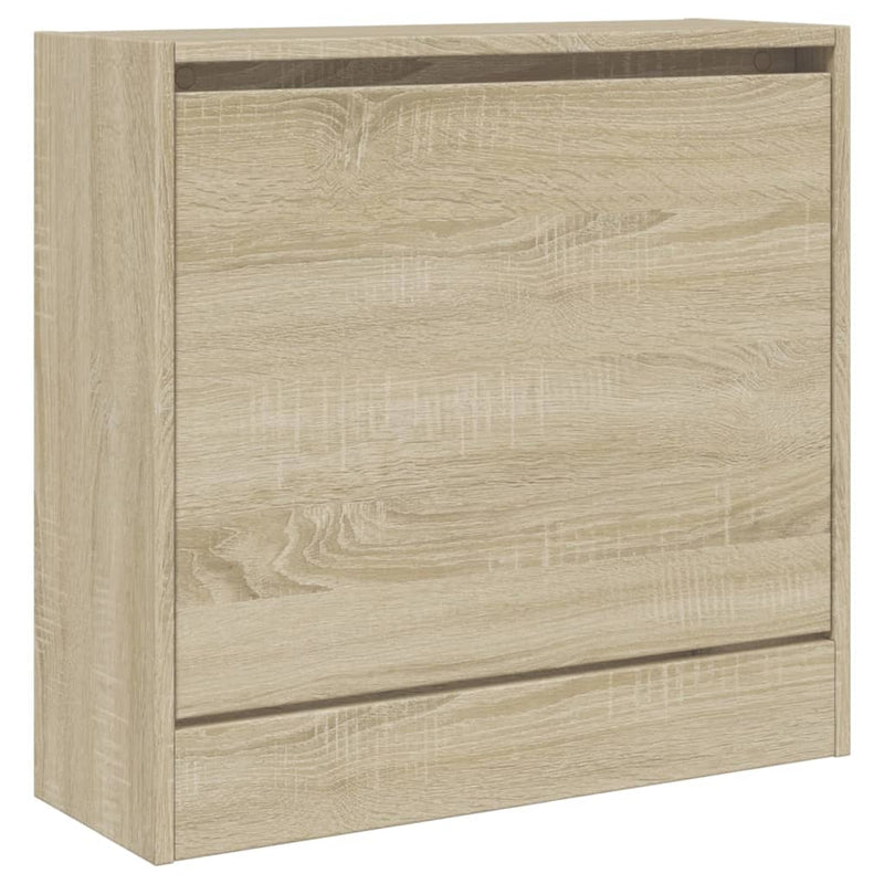 vidaXL sonoma tölgy színű szerelt fa cipőszekrény 60 x 21 x 57 cm