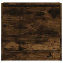 vidaXL füstös tölgy színű szerelt fa cipőszekrény 60 x 21 x 57 cm