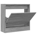 vidaXL szürke sonoma színű szerelt fa cipőszekrény 60 x 21 x 57 cm